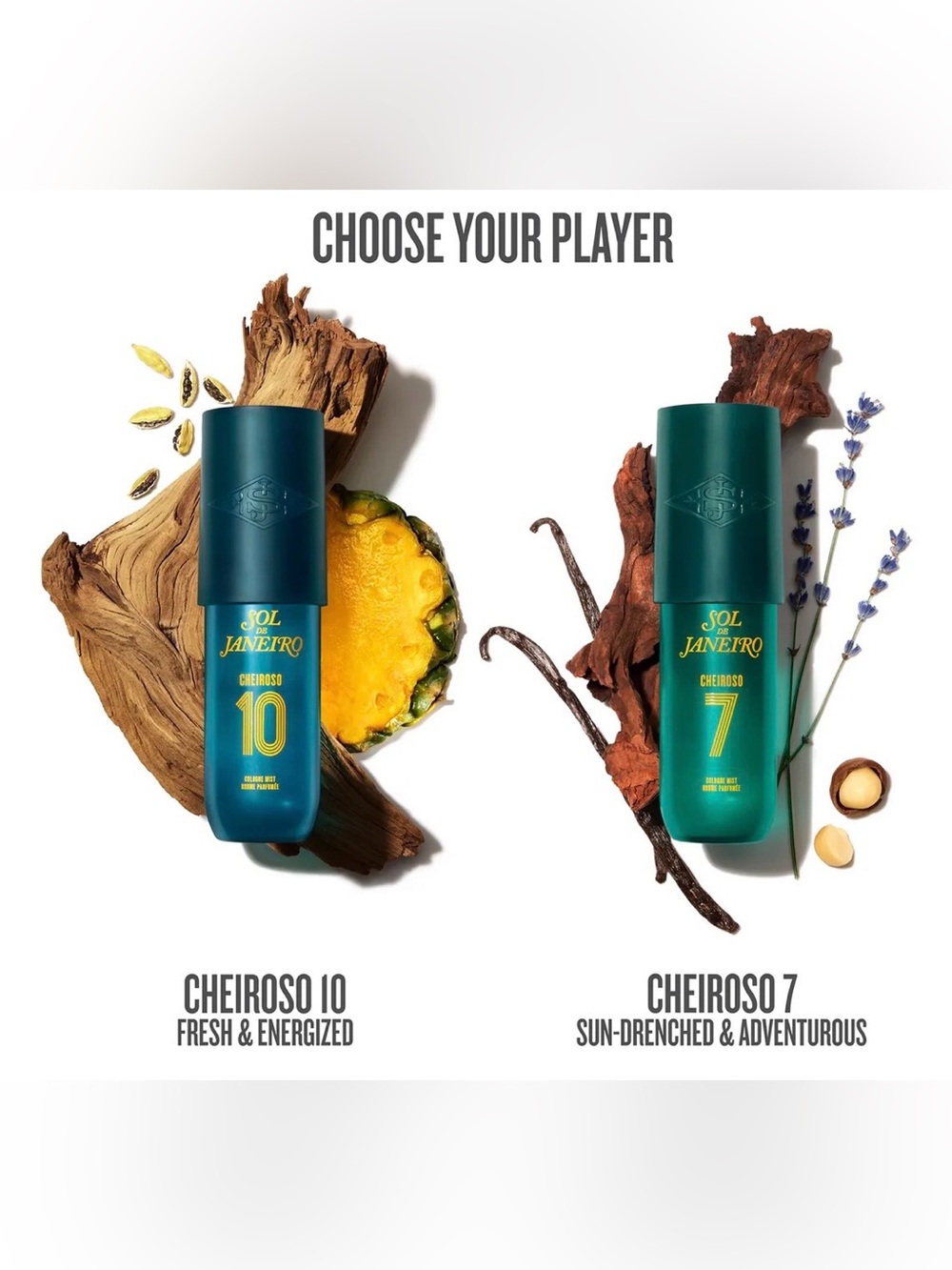 NEW MENS SOL DE JANEIRO CHEIROSO 7 COLOGNE MIST & CHEIROSA 10. YOU PICK 1
